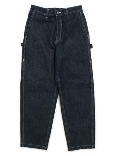 画像1: 【送料無料】SNOW PEAK RECYCLED COTTON DENIM WIDE PANTS INDIGO