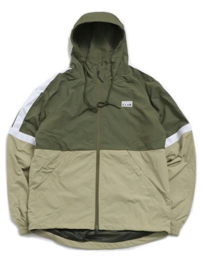 画像1: 【送料無料】PRO CLUB SYMMETRY TRACK JACKET MOSS/BEIGE