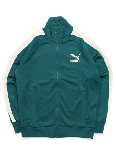 画像1: PUMA ICONIC T7 TRACK JACKET-COLD GREEN