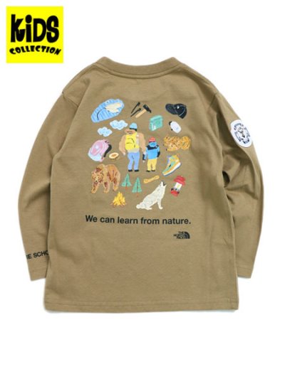 画像1: 【KIDS】THE NORTH FACE KIDS L/S KNS TEE