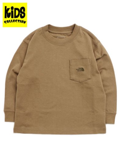 画像1: 【KIDS】THE NORTH FACE KIDS L/S POCKET TEE