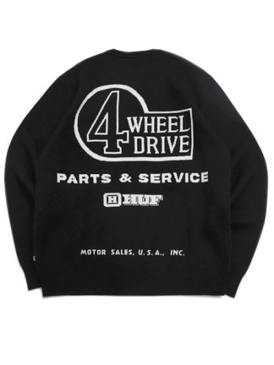 画像2: 【送料無料】HUF TOYOTA PARTS & SERVICE KNIT SWEATER