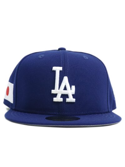 画像2: NEW ERA 59FIFTY CS DODGERS JAPAN FLAG U/GY FB