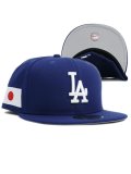 NEW ERA 59FIFTY CS DODGERS JAPAN FLAG U/GY FB