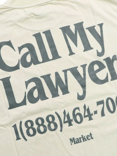 画像4: MARKET CALL MY LAWYER TEE ECRU