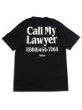 MARKET CALL MY LAWYER TEE WASHED BLACK