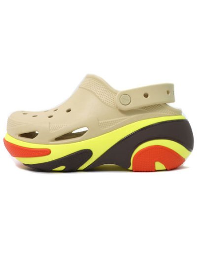 画像1: 【送料無料】crocs BUBBLE CRUSH CLOG SESAME