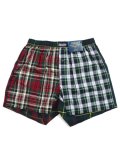 POLO RALPH LAUREN CLASSIC FIT PLAID PATCHWORK WOVEN BOXER