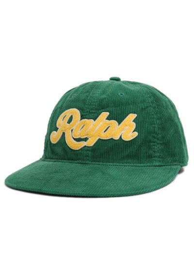 画像1: 【送料無料】POLO RALPH LAUREN APPLIQUED CORDUROY BALL CAP