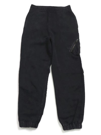 画像1: 【送料無料】AVIREX CROSSOVER CUSTOM SWEAT PANTS BLACK