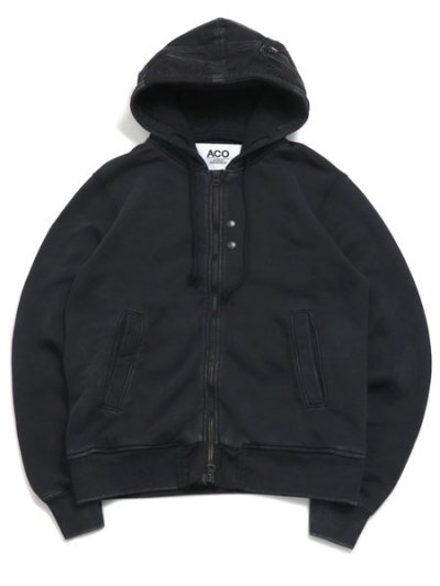 画像1: 【送料無料】AVIREX CROSSOVER CUSTOM ZIP PARKA BLACK