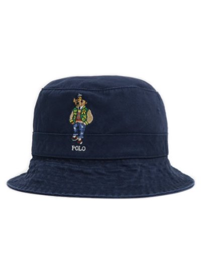 画像2: 【送料無料】POLO RALPH LAUREN VINTAGE PINE VRSY BEAR BUCKET HAT