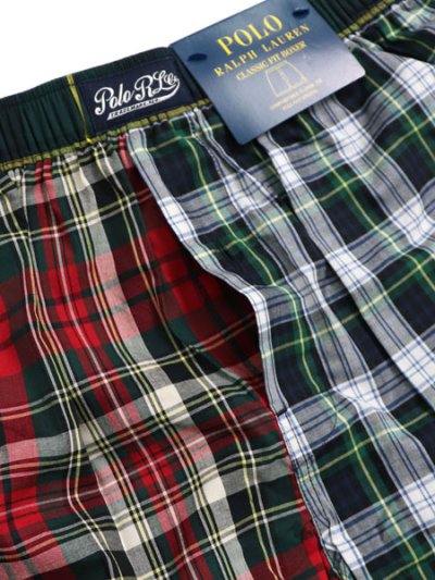 画像3: POLO RALPH LAUREN CLASSIC FIT PLAID PATCHWORK WOVEN BOXER