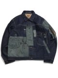 【送料無料】AVIREX CROSSOVER G-JACKET INDIGO