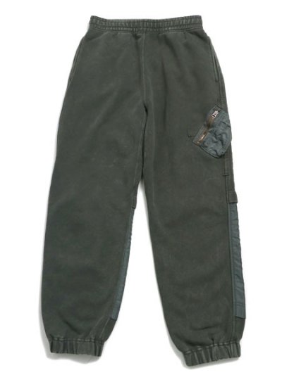 画像1: 【送料無料】AVIREX CROSSOVER CUSTOM SWEAT PANTS SAGE