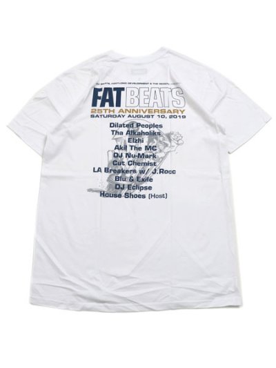 画像1: 【MEGA SALE】FAT BEATS LA ANNIVERSARY SHOW TEE