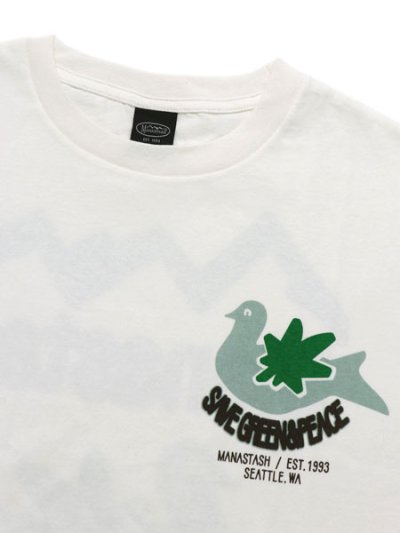 画像3: MANASTASH CiTee PIGION TEE WHITE