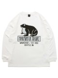 MANASTASH CiTee L/S TEE HON WHITE