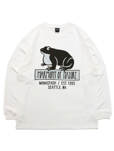 画像1: MANASTASH CiTee L/S TEE HON WHITE