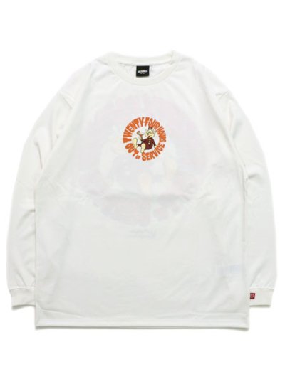 画像2: MANASTASH RE:POLY L/S TEE 24HRS WHITE