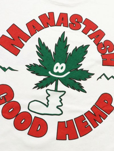 画像4: MANASTASH HEMP TEE GOOD HEMP WHITE