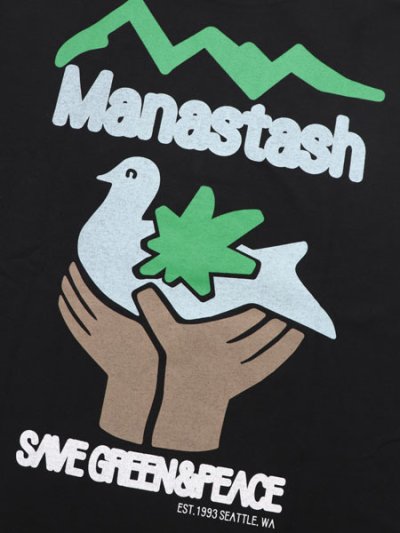 画像4: MANASTASH CiTee PIGION TEE BLACK