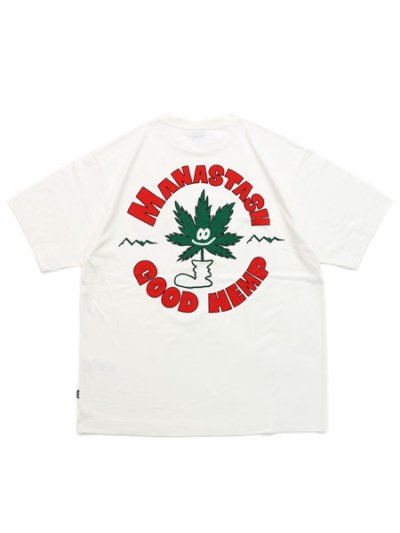 画像1: MANASTASH HEMP TEE GOOD HEMP WHITE