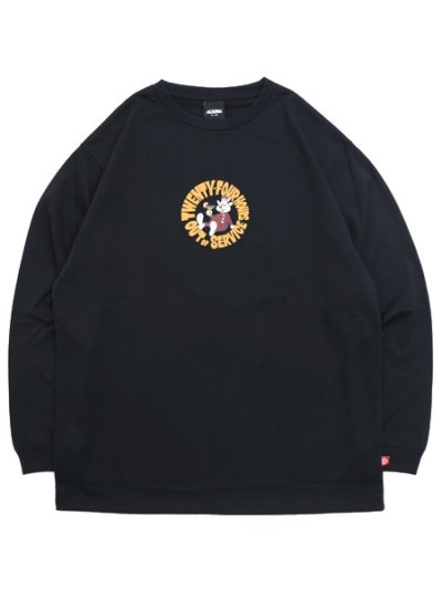 画像2: MANASTASH RE:POLY L/S TEE 24HRS BLACK