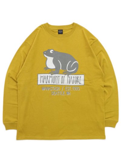 画像1: MANASTASH CiTee L/S TEE HON YELLOW