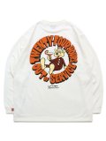 MANASTASH RE:POLY L/S TEE 24HRS WHITE