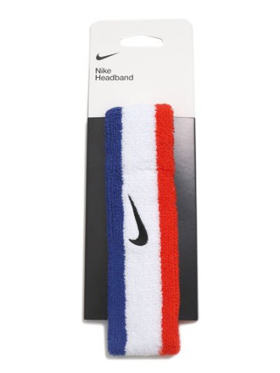 画像1: NIKE SWOOSH HEAD BAND-HABANERO RED/BLACK