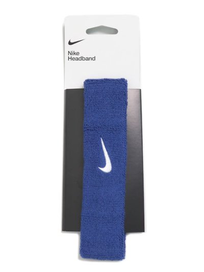 画像1: NIKE SWOOSH HEAD BAND-ROYAL BLUE/WHITE