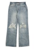 【送料無料】EPTM. DISTRESSED BAGGY JEANS-DENIM BLUE