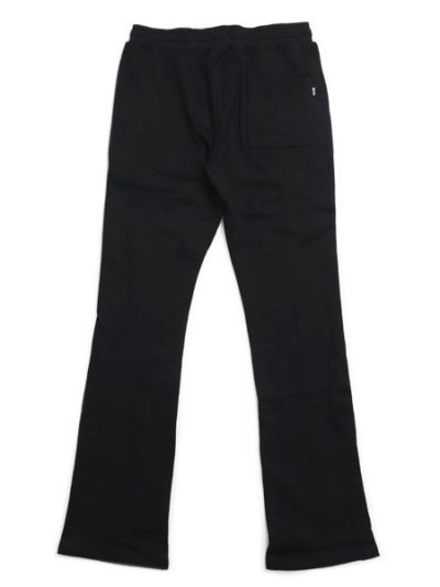 画像2: 【送料無料】EPTM. FRENCH TERRY SNAP FLARED PANT-BLACK