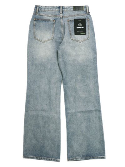 画像2: 【送料無料】EPTM. DISTRESSED BAGGY JEANS-DENIM BLUE