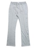 【送料無料】EPTM. FRENCH TERRY SNAP FLARED PANT-HEATHER GY