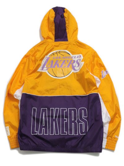 画像2: 【送料無料】MITCHELL & NESS BIG SHOT PREMIUM WINDBREAKER LAKERS