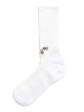 WHIMSY SOCKS EMJAY SOCKS WHITE