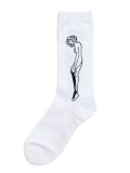 WHIMSY SOCKS CATHIE SOCKS WHITE