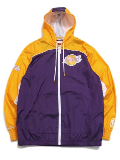 画像1: 【送料無料】MITCHELL & NESS BIG SHOT PREMIUM WINDBREAKER LAKERS