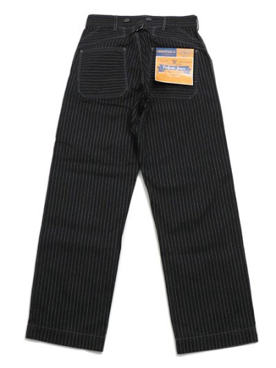 画像2: 【送料無料】SCHOTT OLD HICKORY DENIM PANTS BLACK