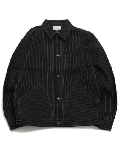 画像1: 【送料無料】SCHOTT OLD HICKORY DENIM JACKET BLACK