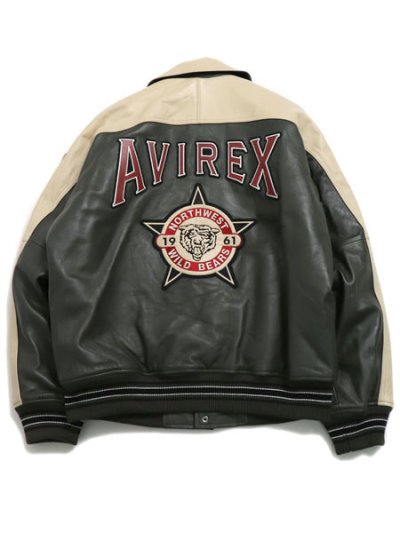 画像1: 【送料無料】AVIREX STADIUM JACKET WILD BEARS