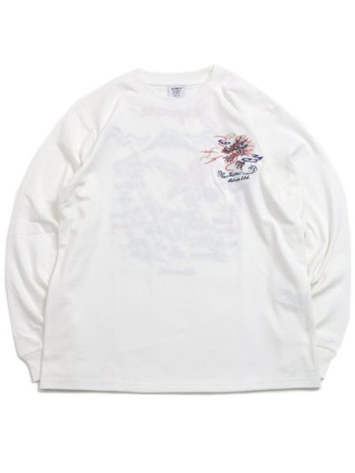 画像2: AVIREX EMBROIDERY TEE JAPAN MAP