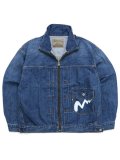 【送料無料】MANASTASH MS DENIM ZIP JACKET USED