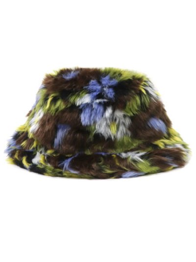 画像3: 【送料無料】KANGOL FAUX FUR BUCKET CAMO FLOWER