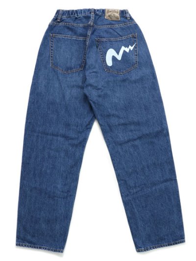 画像1: 【送料無料】MANASTASH MS DENIM SKATER PANTS USED