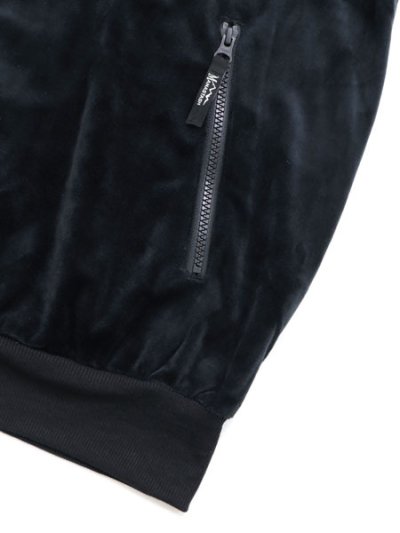 画像4: 【送料無料】MANASTASH VELVET TRACK JACKET BLACK