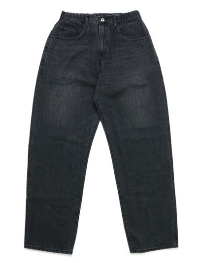 画像2: 【送料無料】MANASTASH MS DENIM SKATER PANTS BLACK USED