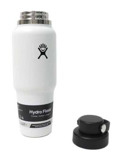 画像2: Hydro Flask 32 OZ TRAVEL BOTTLE FLEX CHUG CAP-WHITE